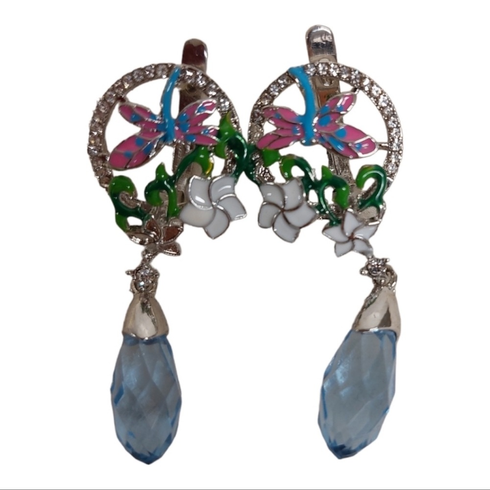 Firefly Voguish and Stylish Enamel Earrings